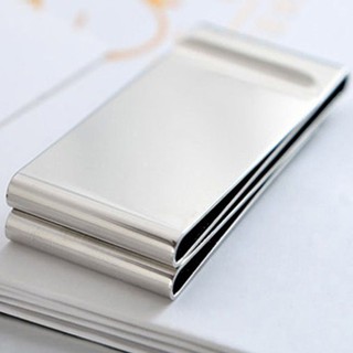 Kẹp giữ tiền chất liệu kim loại sáng bóng tiện dụng để vào ví
