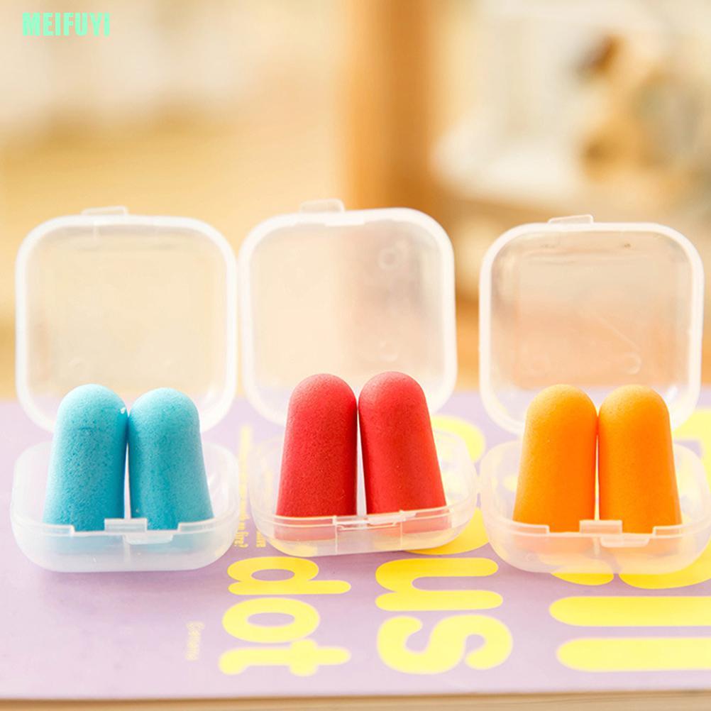 Cặp nút bịt tai chống tiếng ồn khi ngủ bằng mút mềm màu kẹo ngọt