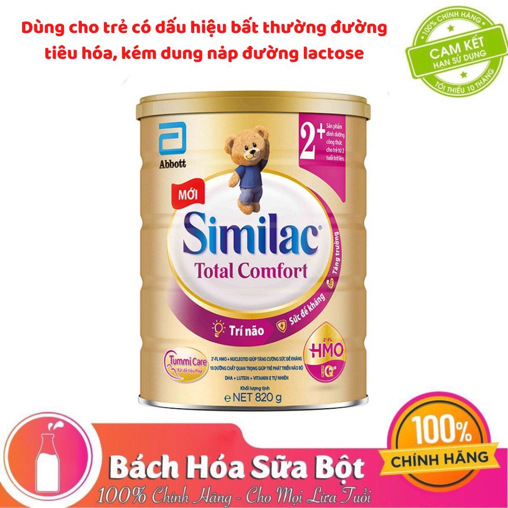 Sữa bột Abbott Similac Total Comfort 2+ 820g