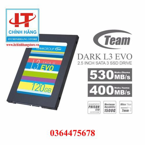 SSD L3 Evo 120GB, hàng chính hãng bảo hành 36 tháng dùng cho laptop và pc | BigBuy360 - bigbuy360.vn