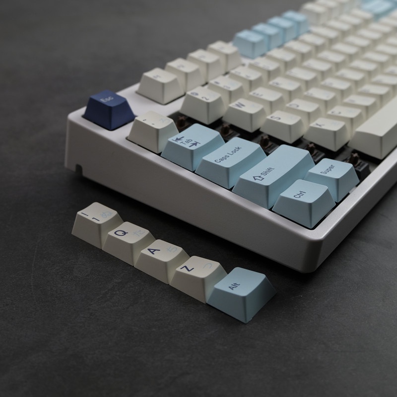 GMK Fruity Milk keycaps, 140 phím keycaps Cherry Profile DYE-SUB Cá nhân hóa GMK Keycaps cho bàn phím cơ