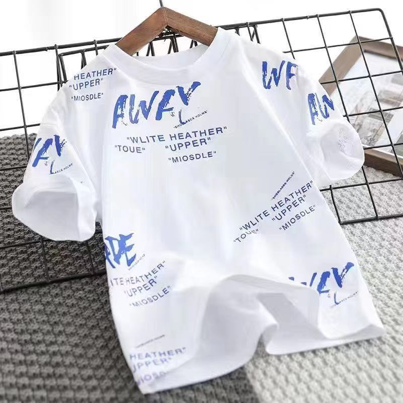Áo Thun Tay Ngắn Phong Cách Mới Dành Cho Bé Trai