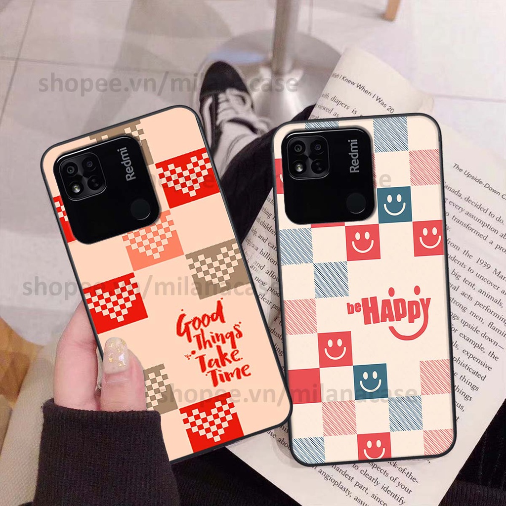 Ốp Xiaomi Redmi 10C / Redmi 10A caro họa tiết nhiều màu sắc siêu đẹp thời trang cá tính
