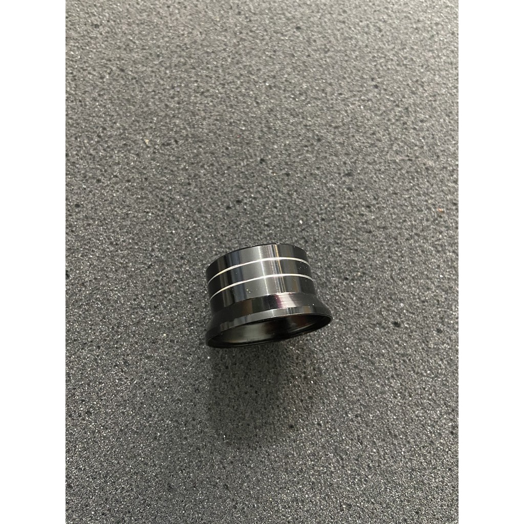 Bộ 26 nút nhôm đen amply có viền nút chụp volum amply đẹp