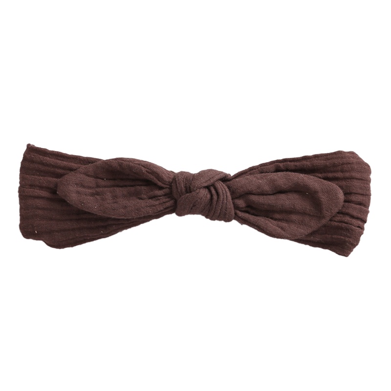 Băng Đô Cotton Thắt Nơ Dành Cho Bé Gái Sơ Sinh