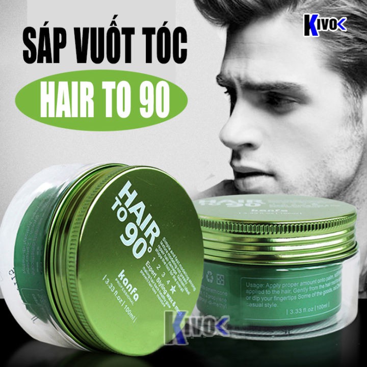 Sáp Vuốt Tóc Nam Kanfa Hair to 90 - Wax Vuốt Tạo Kiểu Tóc / Tạo Độ Phồng / Giữ Nếp Tóc - Kivo
