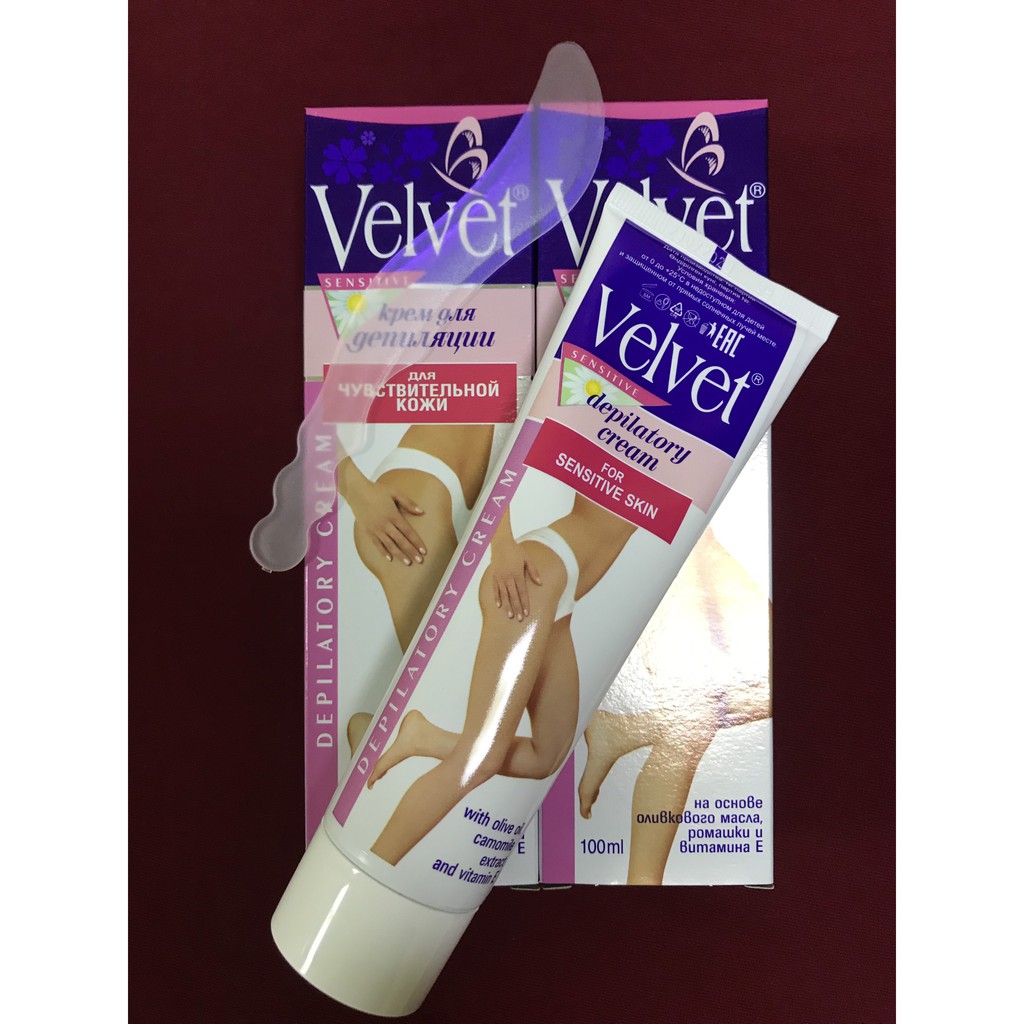 [SALE] [CAM KẾT 100% CHÍNH HÃNG] Kem tẩy lông VELVET Nga 100ml - tẩy sạch lông trong 15 phút an toàn cho da | BigBuy360 - bigbuy360.vn