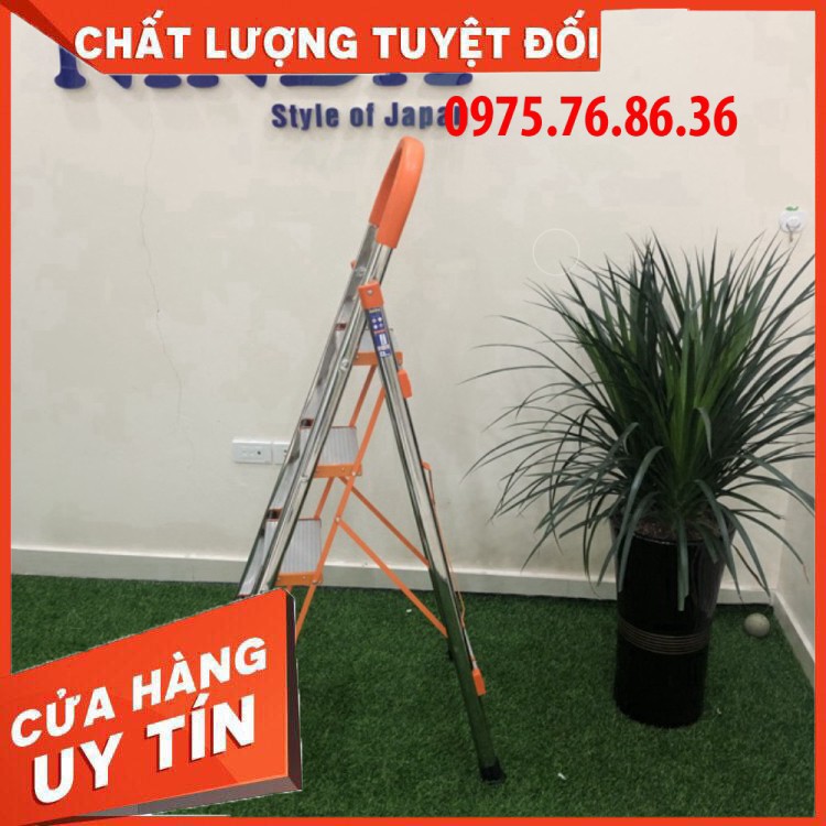 Thang Ghế Tay Vịn  (3-4-5-6-7) Bậc -  Khung Inox