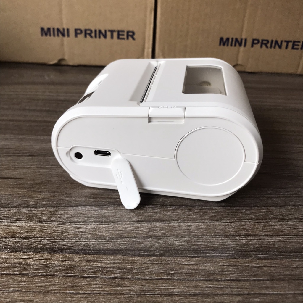 Máy in hóa đơn mini, máy in bill bluetooth Xprinter P301G cầm tay, in bill bán hàng K80 .