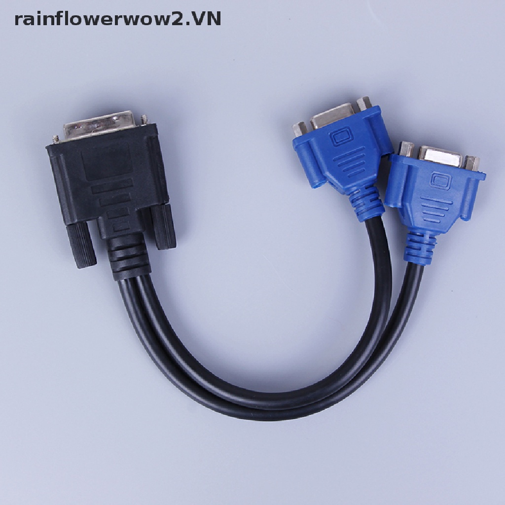 Cáp ChuyểN ĐổI Chữ y DVI-I 24 + 5 Pin Sang 2 / two VGA Chuyên DụNg