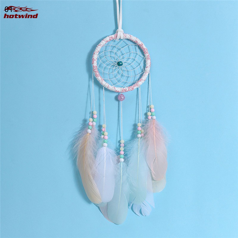 Dreamcatcher gắn đèn LED treo trang trí đẹp mắt