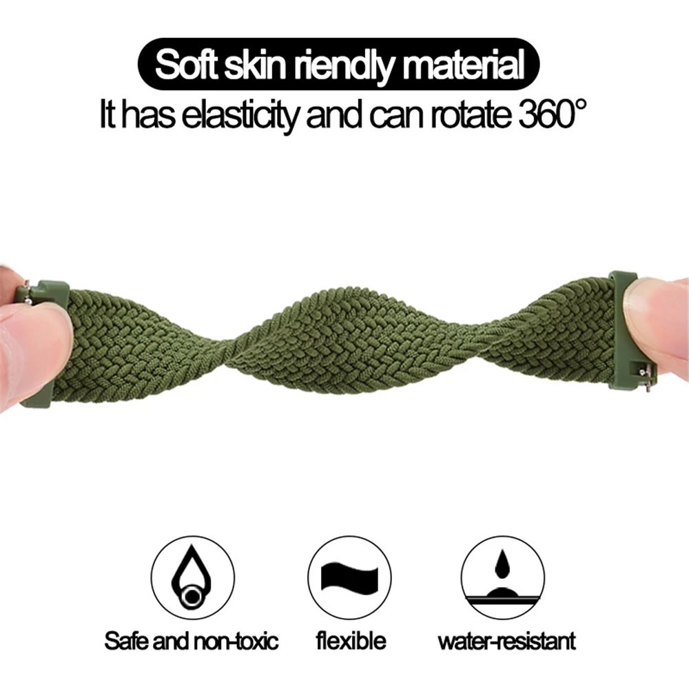 Dây Đeo Sợi Nylon Co Giãn Cho Đồng Hồ Xiaomi Mi Watch Lite / Redmi Watch 2 / Redmi Watch 2 Lite