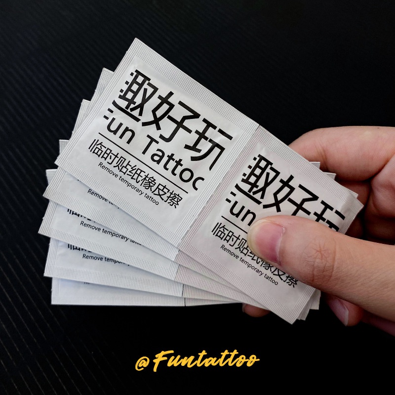 Khăn Cotton Cồn Dùng Lau Hình Xăm Tạm Thời Tiện Dụng