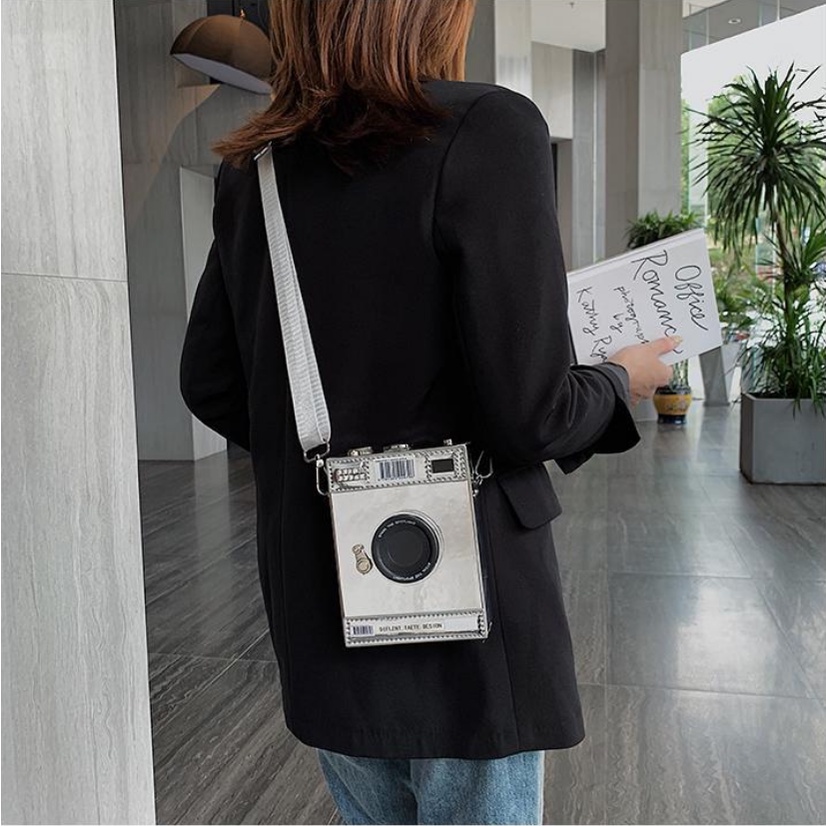 Túi Đeo Chéo Hình Máy Ảnh Thời Trang Xuân Hè Hàn Quốc 2022 Dành Cho Nữ