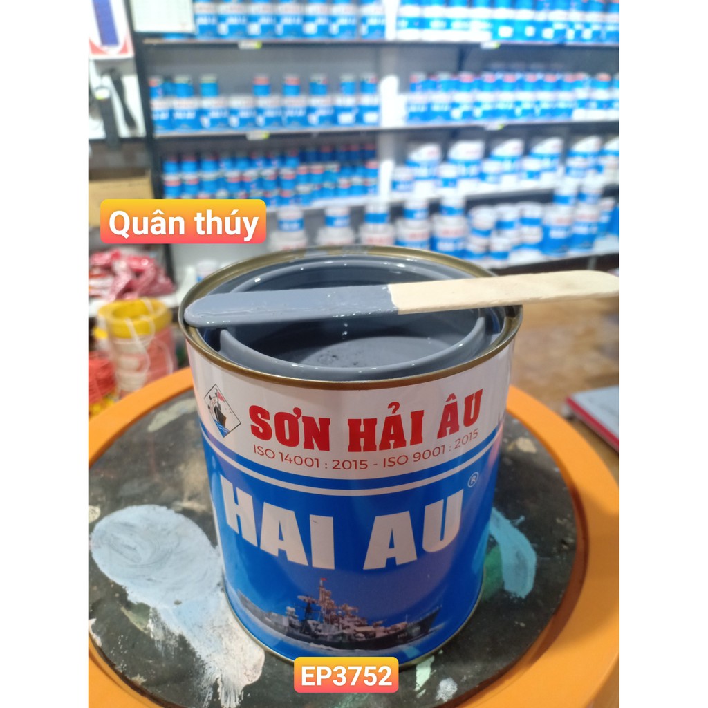 Sơn kẽm Hải Âu Epoxy Màu Xám sáng EP3752 (1L) sơn mạ kẽm 2 thành phần