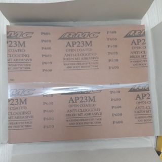 Giấy nhám đánh cạnh da.