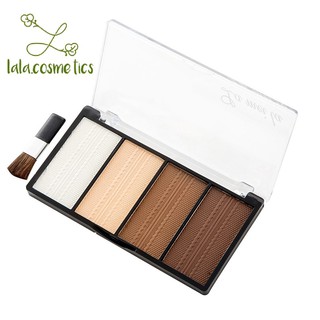 Hộp 4 ô phấn tạo khối - highlight - bắt sáng Lameila