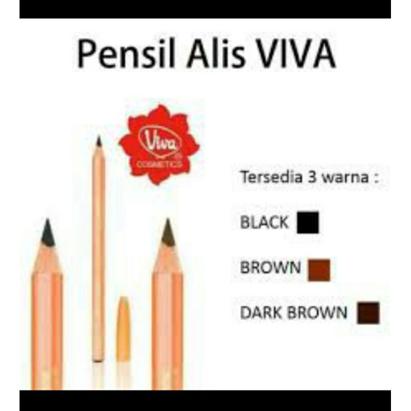 (Hàng Mới Về) Bút Chì Kẻ Lông Mày Viva Chính Hãng 100% | BigBuy360 - bigbuy360.vn
