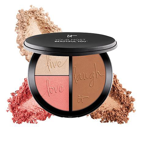 BẢNG PHẤN ĐA NĂNG 3 TRONG 1 IT COSMETICS YOUR MOST BEAUTIFUL YOU ANTI AGING MATTE BRONZER, RADIANCE LUMINIZER