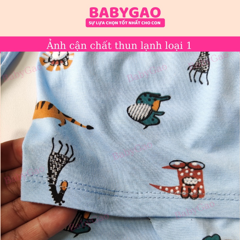 Đồ Bộ Bé Trai Bé Gái Vải Thun Lạnh Siêu Mát Minkymom, Bộ Dài Tay Thu Đông Cho Bé Mặc Nhà Ngủ Máy Lạnh BabyGao