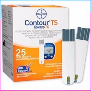 Que thử đường huyết Contour TS 25 que