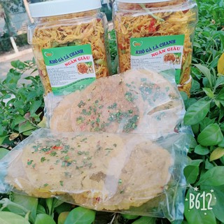 1 Kg Khô Gà lá chanh + 1kg khô heo cháy tỏi