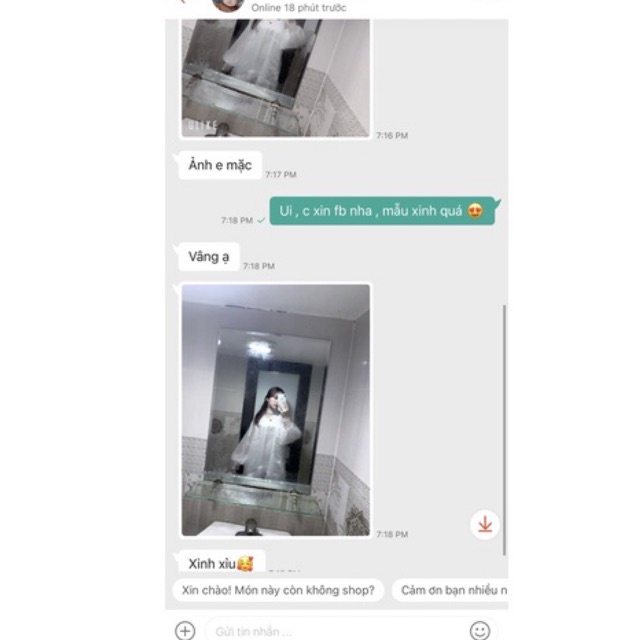 Áo bánh bèo cổ ngọc V siêu xinh chụp yếu đều được ,khách kém để xem ảnh khách fb | BigBuy360 - bigbuy360.vn