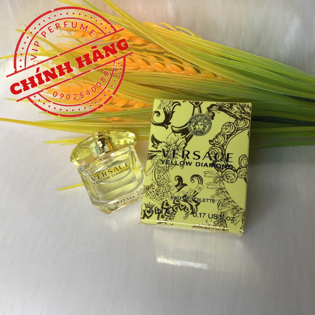 Nước hoa nữ chính hãng Versace Yellow Diamond EDT 5ml | BigBuy360 - bigbuy360.vn