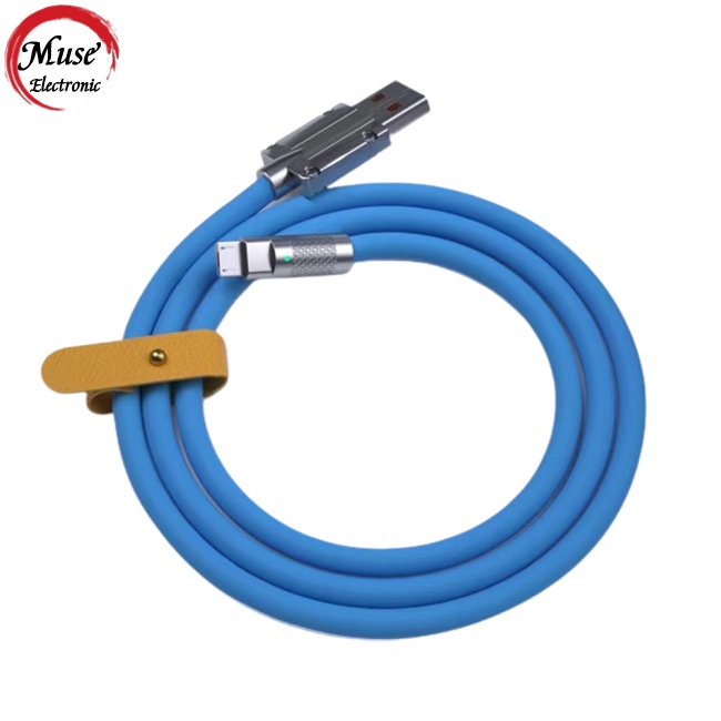 Dây Cáp Sạc Nhanh Type-c 120w 6a Bằng Silicon Cho Iphone