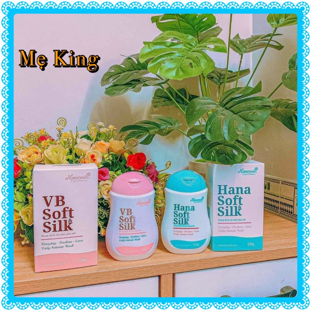 Dung dịch vệ sinh hồng (VB Hana Soft &amp; Silk )-CHÍNH HÃNG 100%