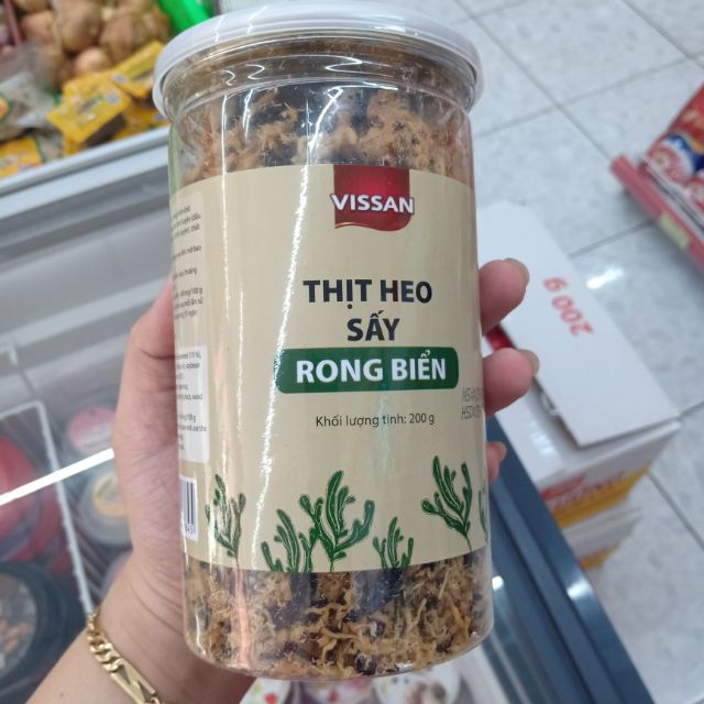 THỊT HEO SẤY RONG BIỂN VISSAN HŨ 100G/ 200G