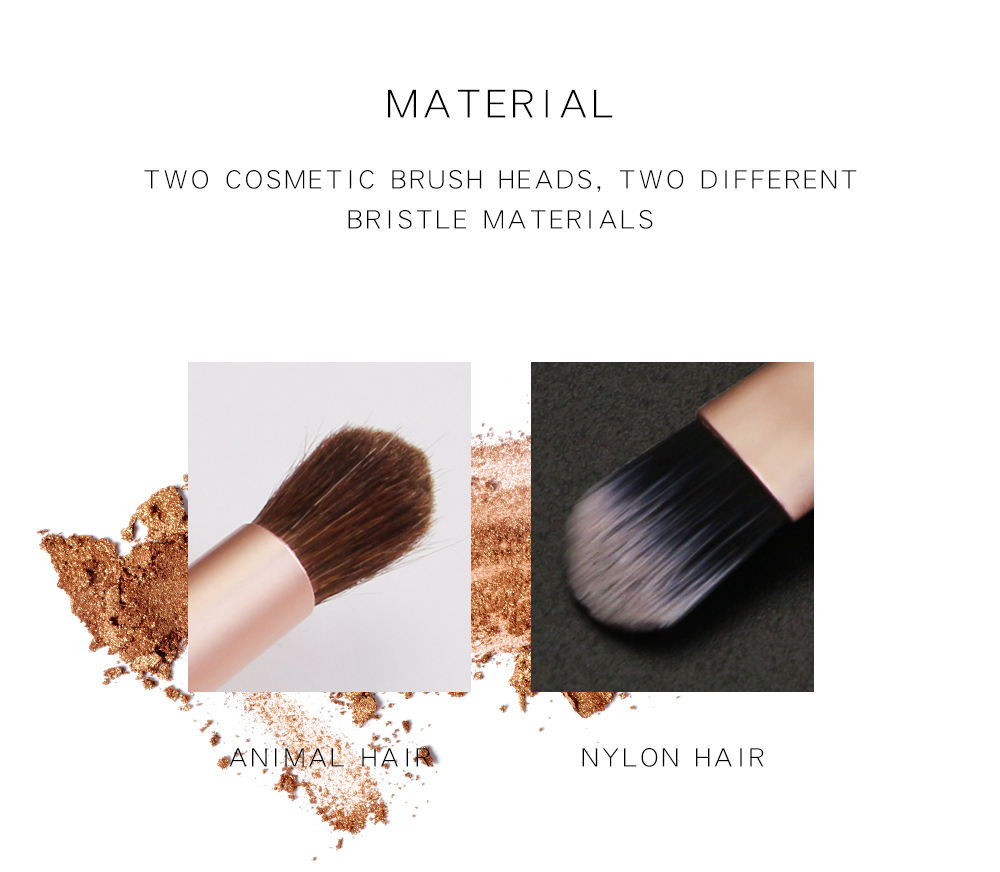 [Hàng mới về] Cọ trang điểm thiết kế hai đầu đa năng tiện dụng