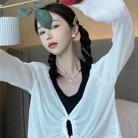 [MURIOKI] Áo Hai Dây Dáng Ôm Ngắn Hở Lưng Màu Đen Thời Trang 2022 Quyến Rũ Cho Nữ