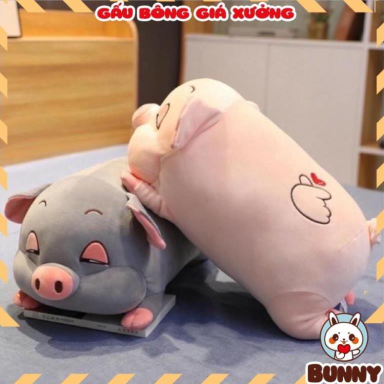 Gấu Bông Heo kèm chăn 3in1 -Bộ Chăn Gối Văn Phòng Heo Hip  Mềm Mịn -  BUNNY