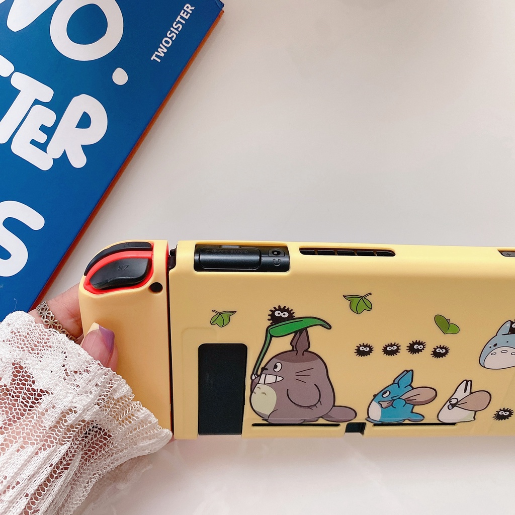 Ốp máy chơi game cầm tay Nintendo NS chống rơi hình Doraemon dễ thương