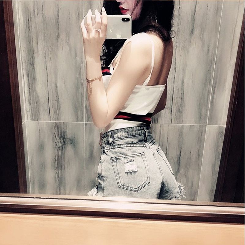 Áo Tank Top hoạ tiết kẻ sọc thiết kế thanh lịch