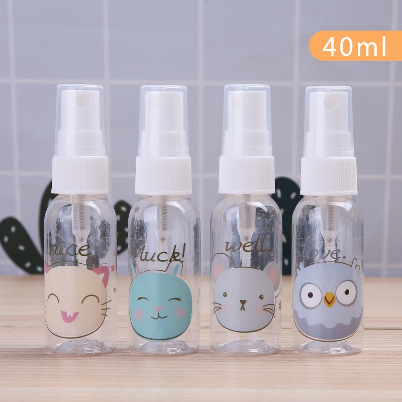 Bình Xịt Rỗng 50ml Họa Tiết Hoạt Hình Dễ Thương