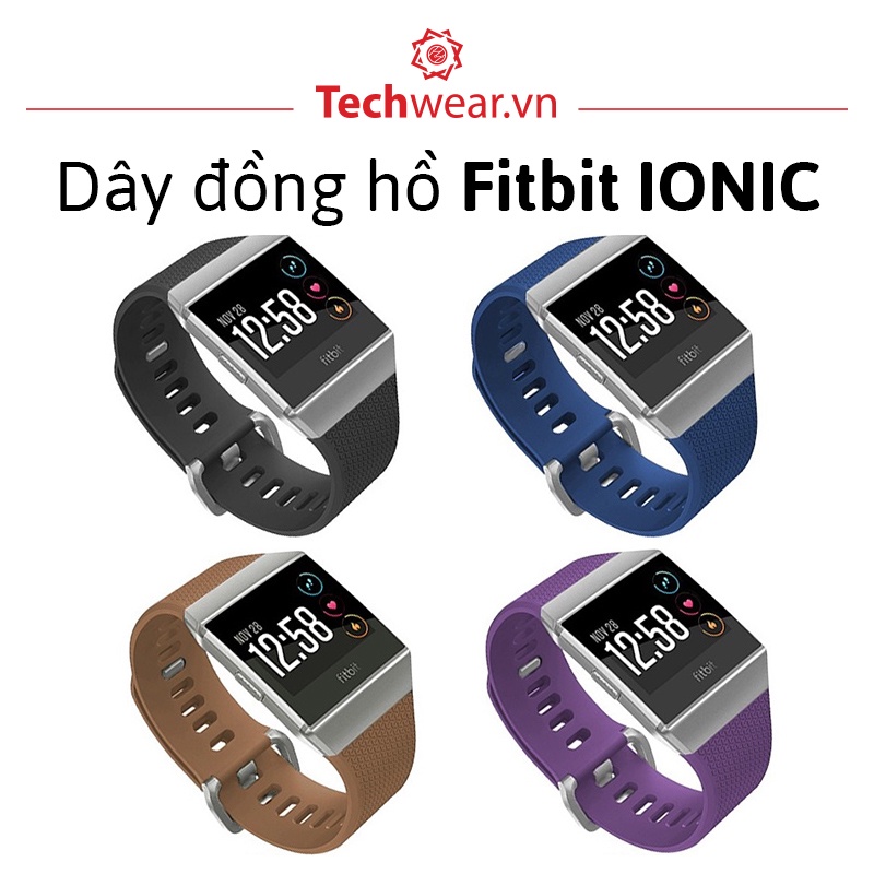 Dây đồng hồ Fitbit Ionic chất liệu TPE cao cấp | mềm mại【Hàng cao cấp | Giá Tốt | Sẵn hàng giao ngay】
