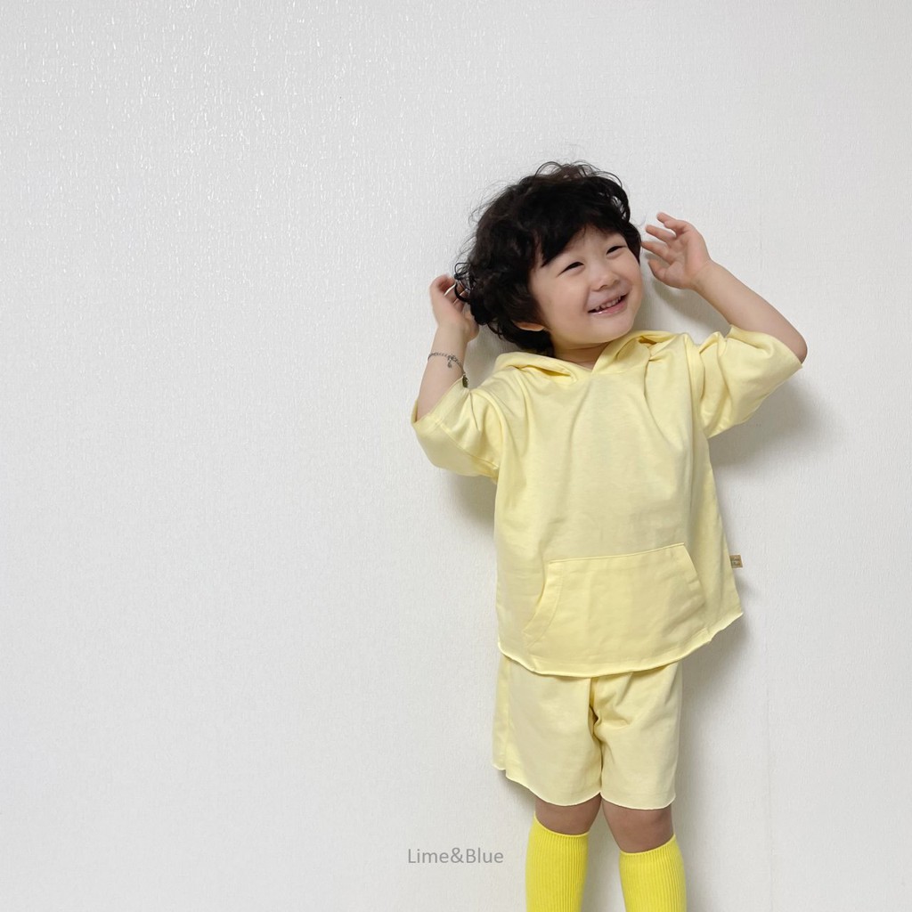 Set đồ Roy quần áo trẻ em Hàn Quốc Cao Cấp Lime &amp; Blue