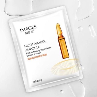 Mặt nạ giấy dưỡng trắng da mụn cấp ẩm thải độc HA Images hong2