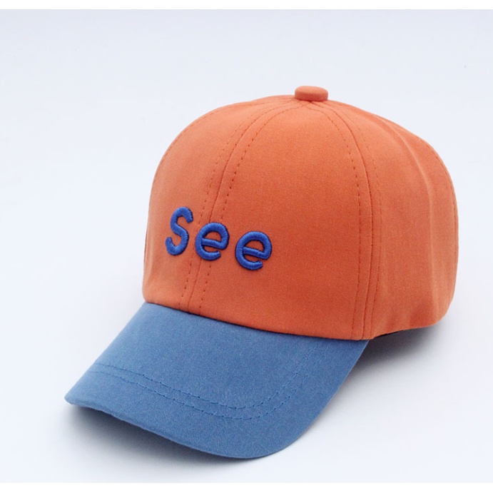Mũ nón lưỡi trai mix màu chữ See mùa hè cho bé cho bé từ 1,5 - 4 tuổi M868