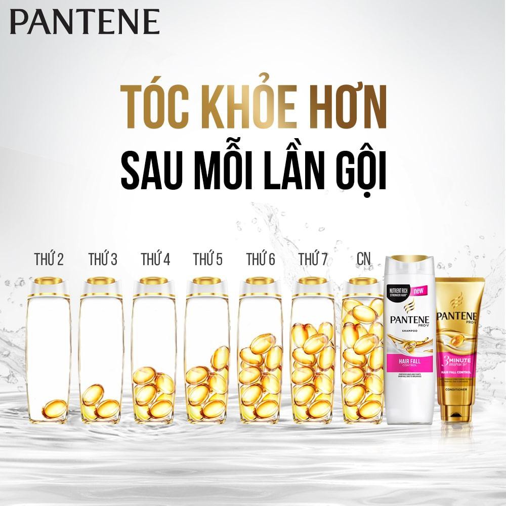 COMBO 2 tuýp kem xả Pantene 3 Phút diệu kỳ Ngăn rụng tóc 300ml