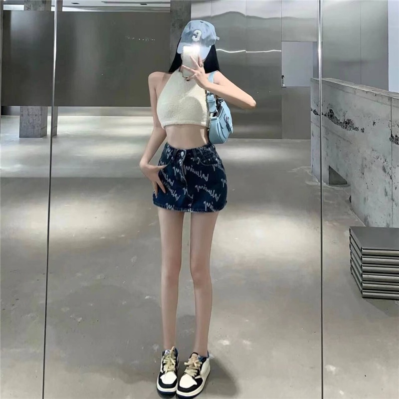 Cocory vn Quần Jeans Giả Váy Thời Trang Dành Cho Nữ