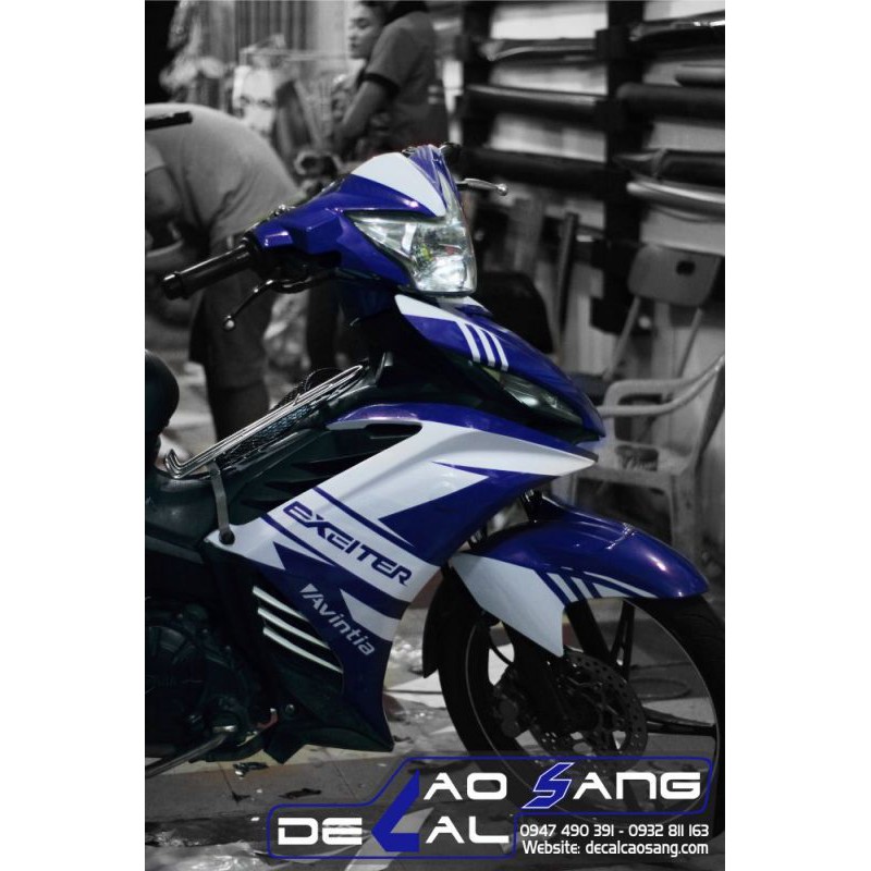 Bộ tem dán xe máy xe Exciter 135