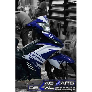 Bộ tem dán xe máy xe Exciter 135