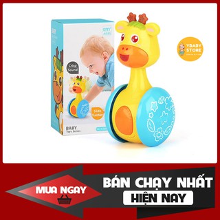 Bộ gặm nướu cho bé, Hươu cao cổ lật đật giúp cho bé mọc răng và kích thích tư duy