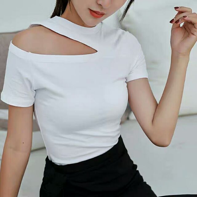 Áo Khoét Vai Thun gân | BigBuy360 - bigbuy360.vn