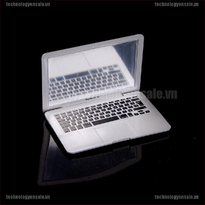 Gương trang điểm mini hình máy tính xách tay MacBook Air cho nữ