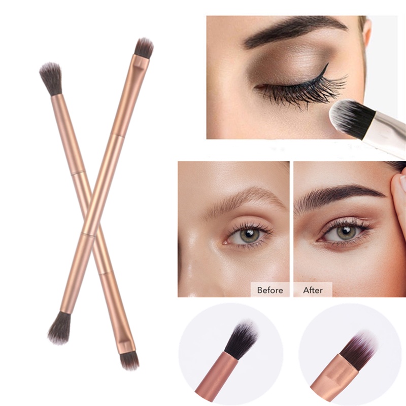 1 Cọ Trang Điểm Hai Đầu Sợi Mềm Đa Năng Tiện Dụng