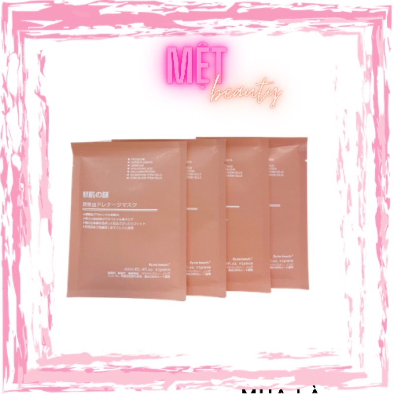 Mặt Nạ Nhau Thai Cừu Cuống Rốn Tế Bào Gốc Nhật Bản